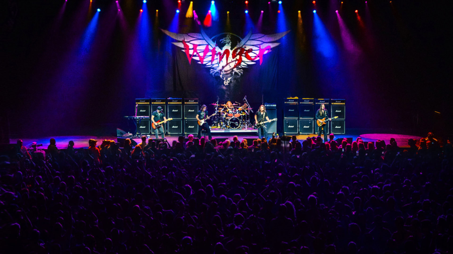 Winger live gig with audience