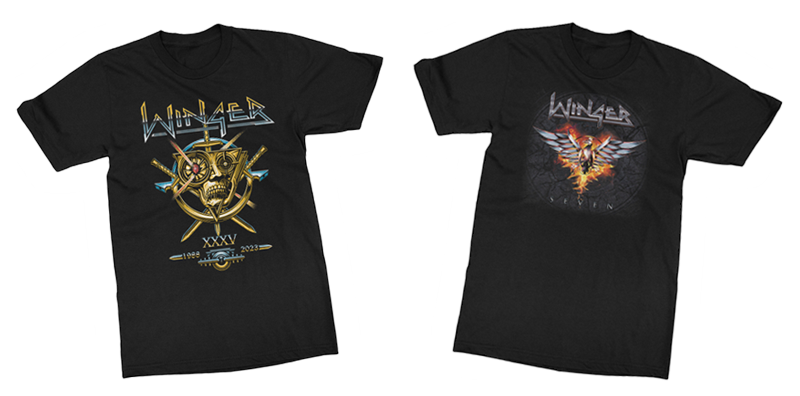 Winger merchandise, Winger t-shirts