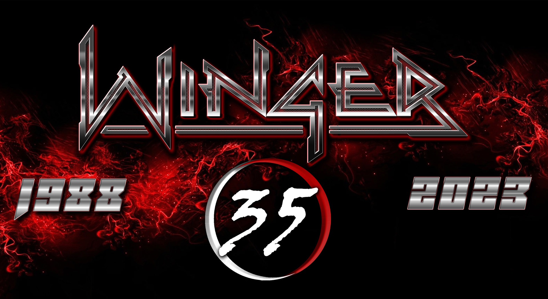 Winger 35th anniversary from 1988 to 2023